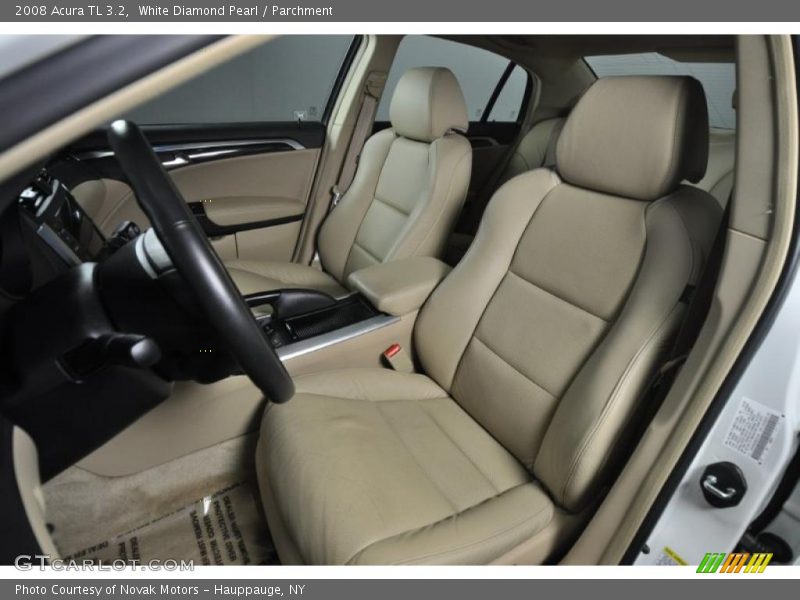 White Diamond Pearl / Parchment 2008 Acura TL 3.2