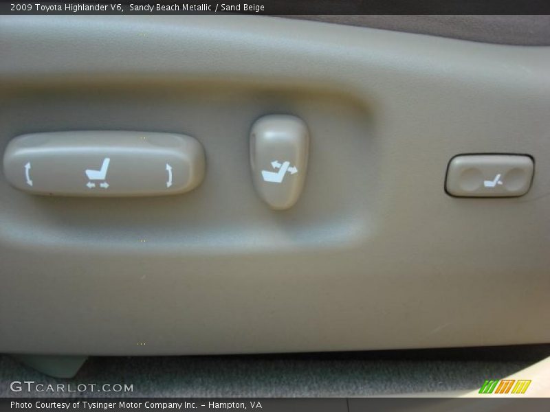 Sandy Beach Metallic / Sand Beige 2009 Toyota Highlander V6