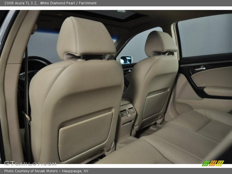 White Diamond Pearl / Parchment 2008 Acura TL 3.2