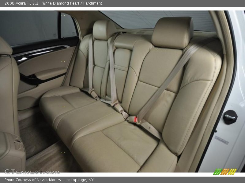 White Diamond Pearl / Parchment 2008 Acura TL 3.2