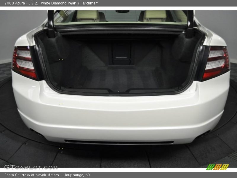 White Diamond Pearl / Parchment 2008 Acura TL 3.2