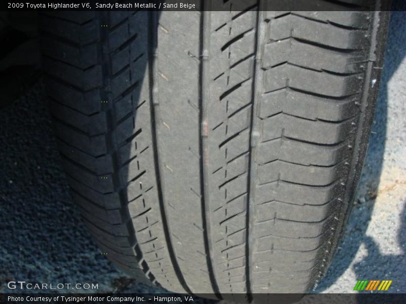 Sandy Beach Metallic / Sand Beige 2009 Toyota Highlander V6