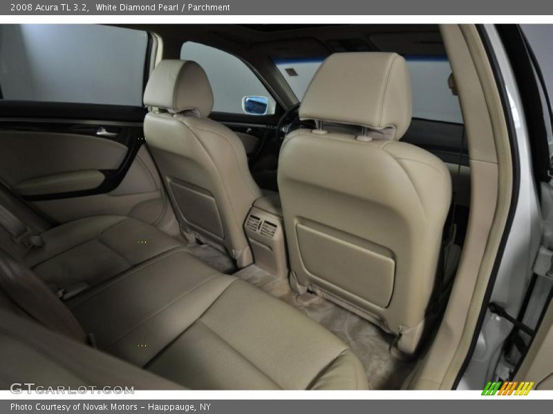 White Diamond Pearl / Parchment 2008 Acura TL 3.2