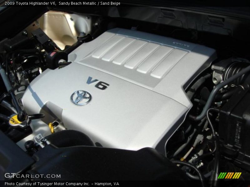  2009 Highlander V6 Engine - 3.5 Liter DOHC 24-Valve Dual VVT-i V6