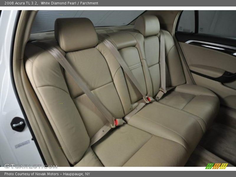 White Diamond Pearl / Parchment 2008 Acura TL 3.2