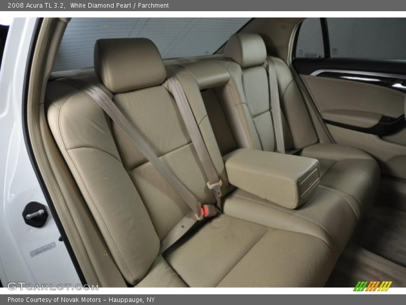 White Diamond Pearl / Parchment 2008 Acura TL 3.2