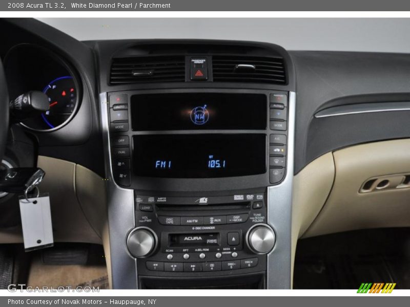 White Diamond Pearl / Parchment 2008 Acura TL 3.2