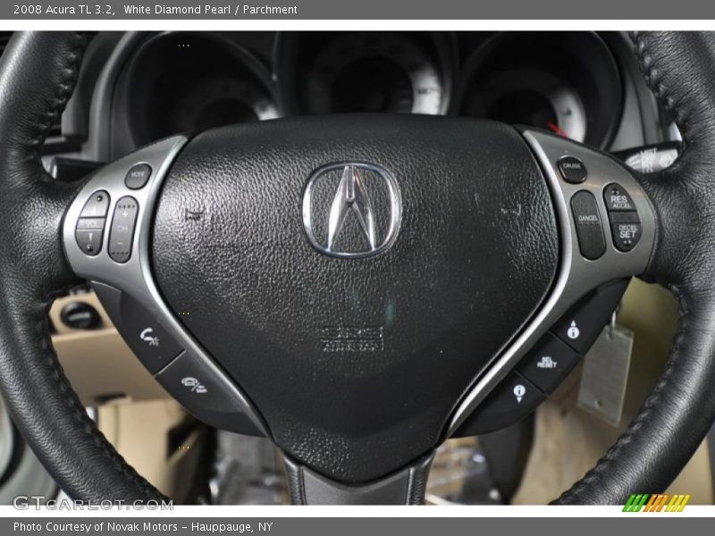 White Diamond Pearl / Parchment 2008 Acura TL 3.2