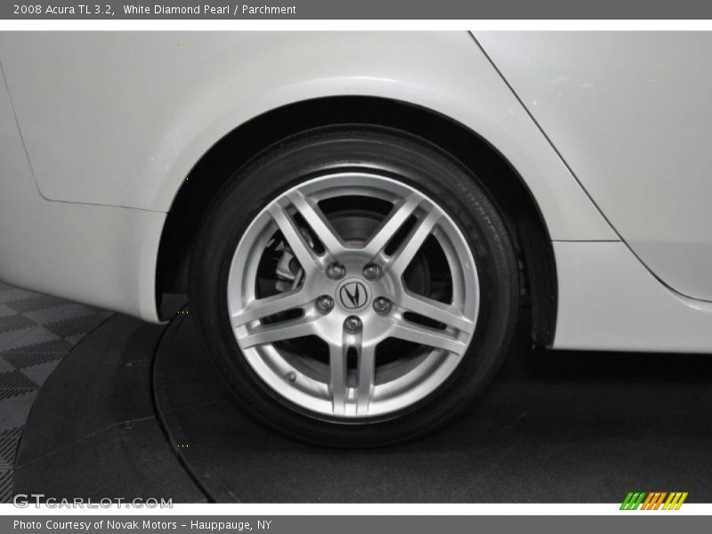 White Diamond Pearl / Parchment 2008 Acura TL 3.2