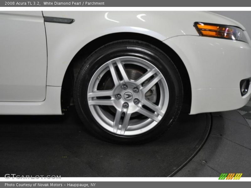 White Diamond Pearl / Parchment 2008 Acura TL 3.2