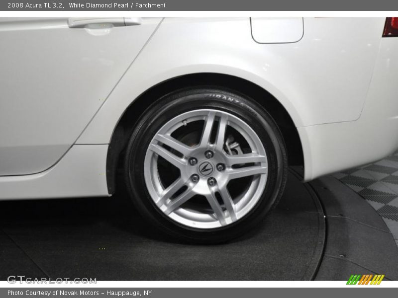 White Diamond Pearl / Parchment 2008 Acura TL 3.2