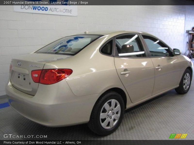 Laguna Sand Beige / Beige 2007 Hyundai Elantra SE Sedan