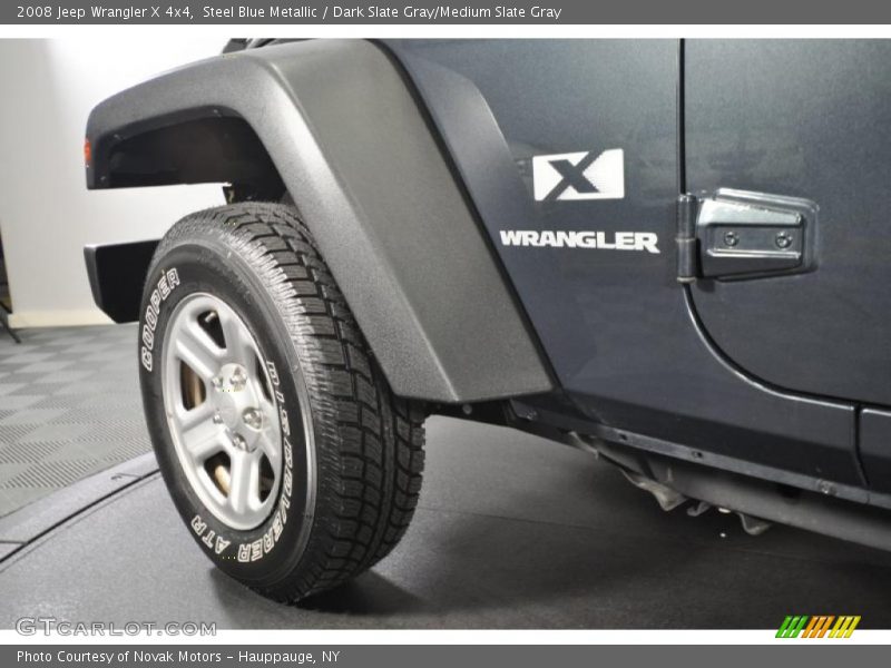 Steel Blue Metallic / Dark Slate Gray/Medium Slate Gray 2008 Jeep Wrangler X 4x4