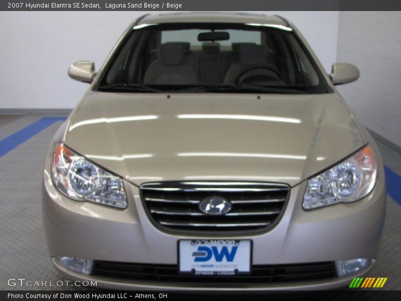 Laguna Sand Beige / Beige 2007 Hyundai Elantra SE Sedan