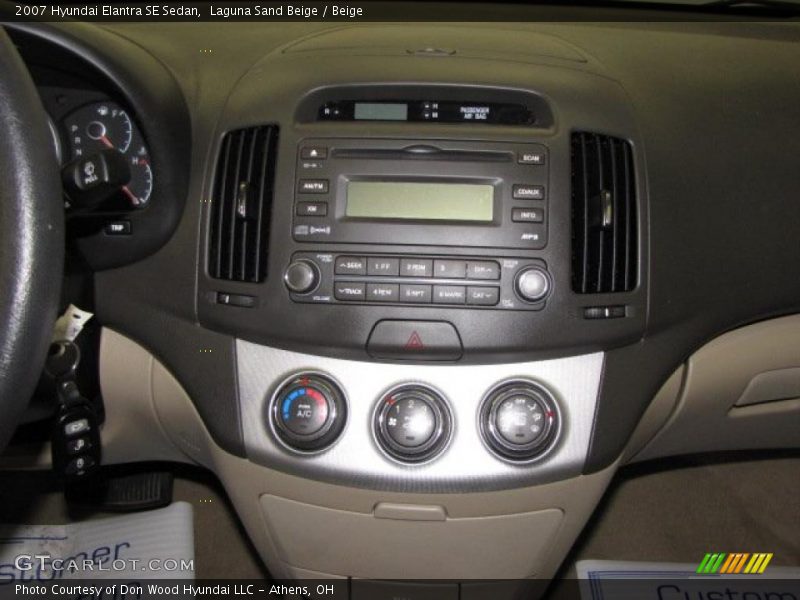 Laguna Sand Beige / Beige 2007 Hyundai Elantra SE Sedan