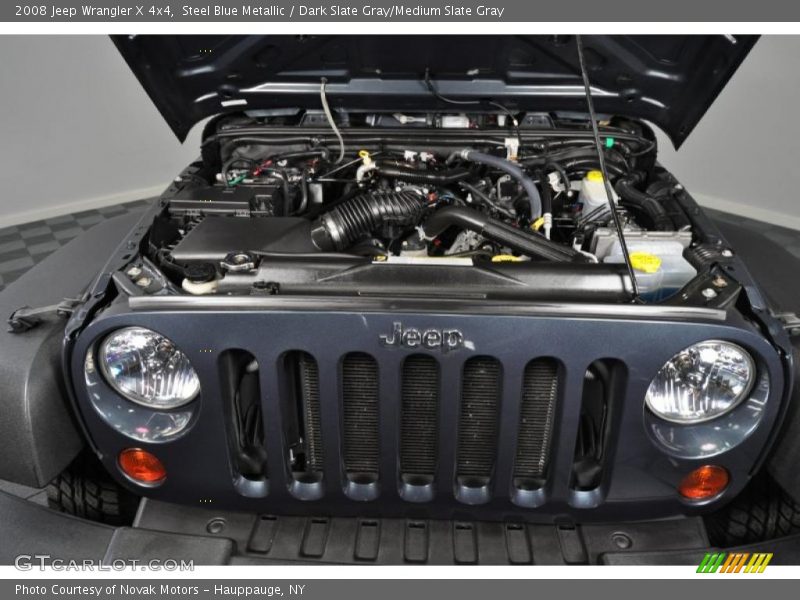 Steel Blue Metallic / Dark Slate Gray/Medium Slate Gray 2008 Jeep Wrangler X 4x4