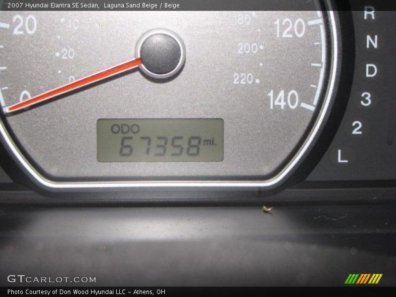 Laguna Sand Beige / Beige 2007 Hyundai Elantra SE Sedan