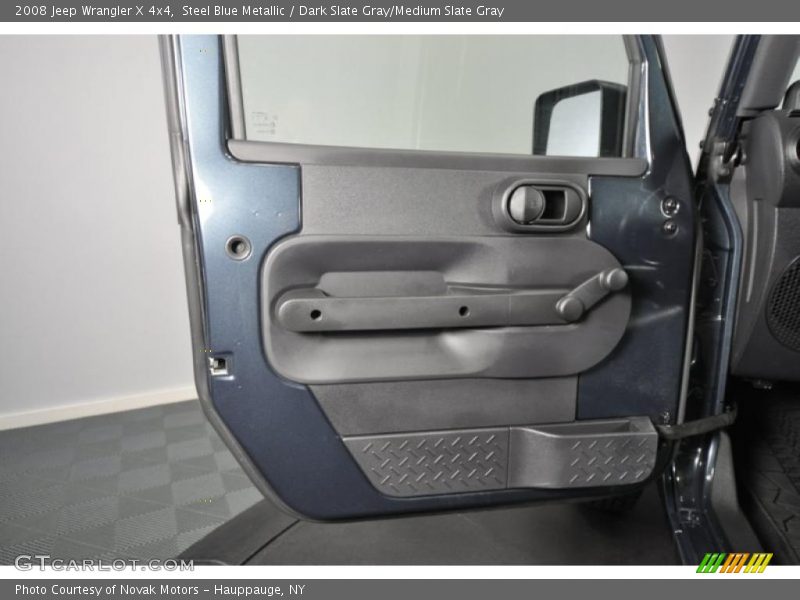 Steel Blue Metallic / Dark Slate Gray/Medium Slate Gray 2008 Jeep Wrangler X 4x4