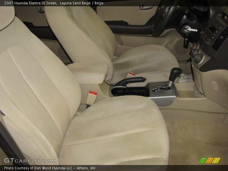 Laguna Sand Beige / Beige 2007 Hyundai Elantra SE Sedan