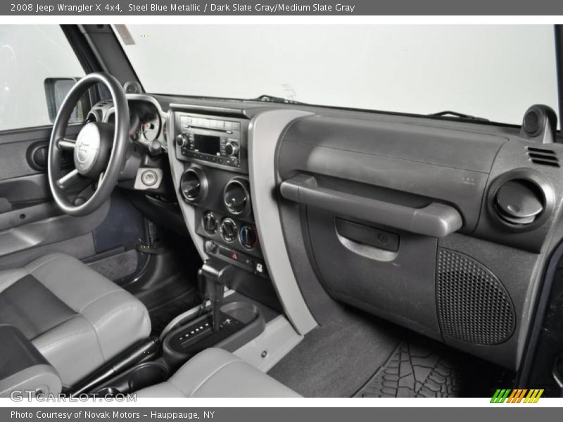 Steel Blue Metallic / Dark Slate Gray/Medium Slate Gray 2008 Jeep Wrangler X 4x4