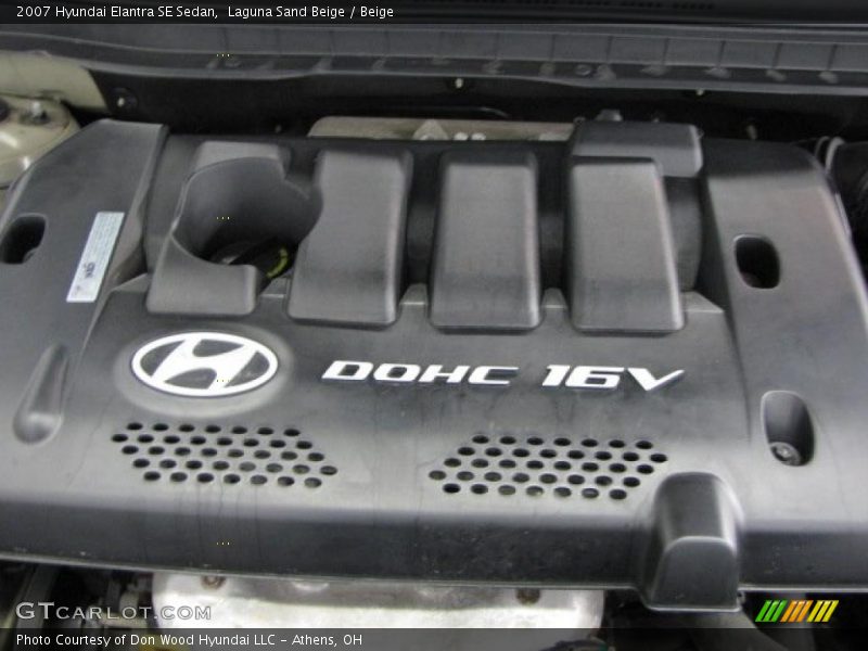 Laguna Sand Beige / Beige 2007 Hyundai Elantra SE Sedan
