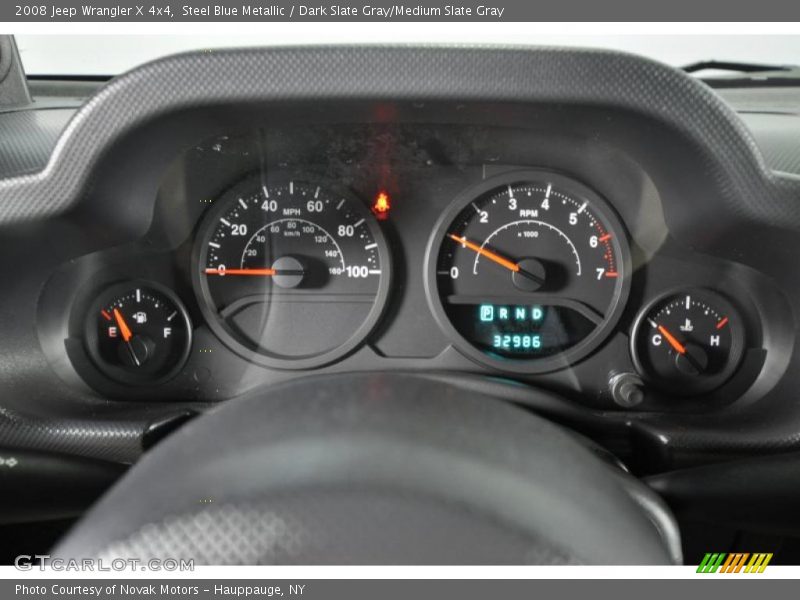 Steel Blue Metallic / Dark Slate Gray/Medium Slate Gray 2008 Jeep Wrangler X 4x4