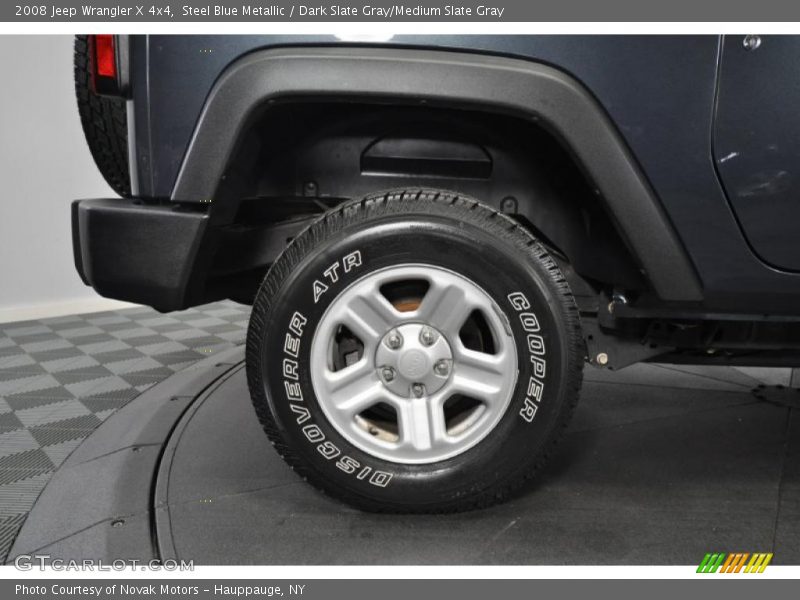 Steel Blue Metallic / Dark Slate Gray/Medium Slate Gray 2008 Jeep Wrangler X 4x4