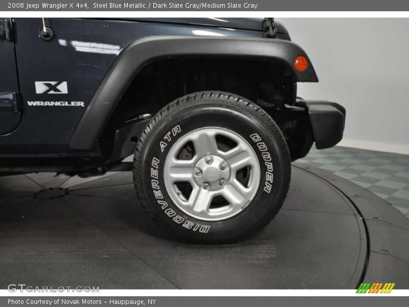 Steel Blue Metallic / Dark Slate Gray/Medium Slate Gray 2008 Jeep Wrangler X 4x4