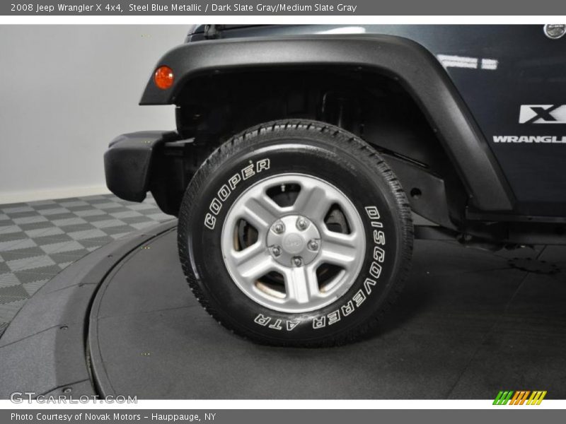 Steel Blue Metallic / Dark Slate Gray/Medium Slate Gray 2008 Jeep Wrangler X 4x4