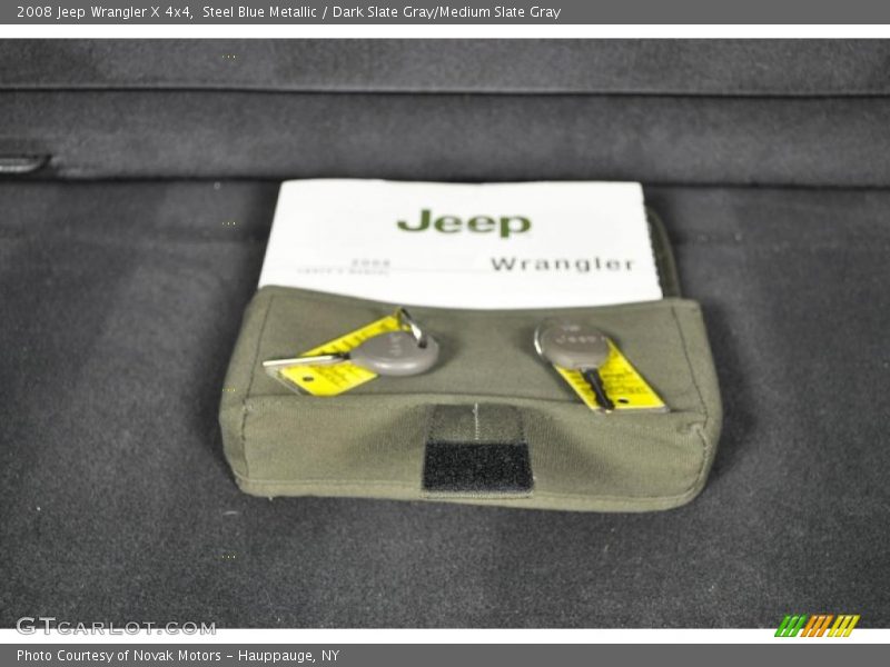 Steel Blue Metallic / Dark Slate Gray/Medium Slate Gray 2008 Jeep Wrangler X 4x4