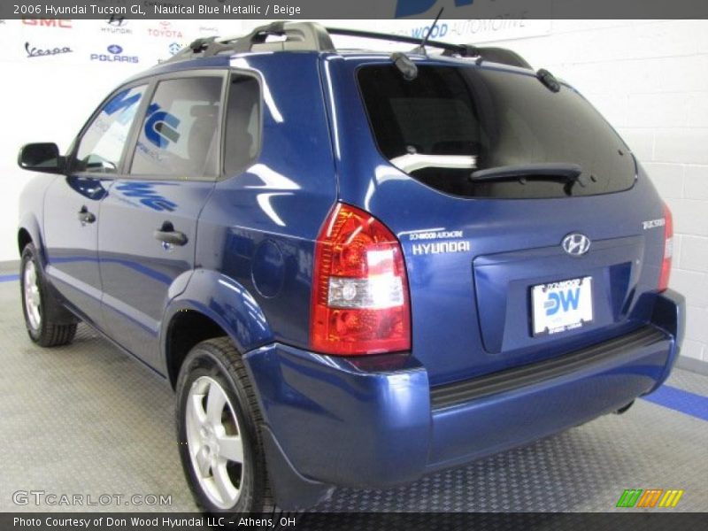 Nautical Blue Metallic / Beige 2006 Hyundai Tucson GL
