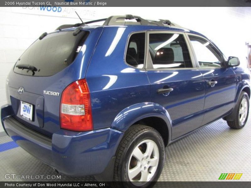 Nautical Blue Metallic / Beige 2006 Hyundai Tucson GL
