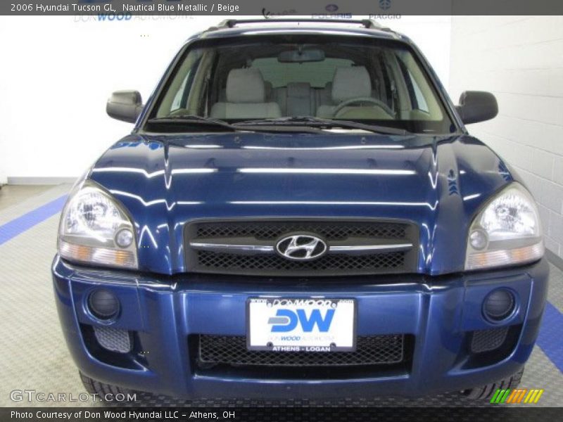 Nautical Blue Metallic / Beige 2006 Hyundai Tucson GL