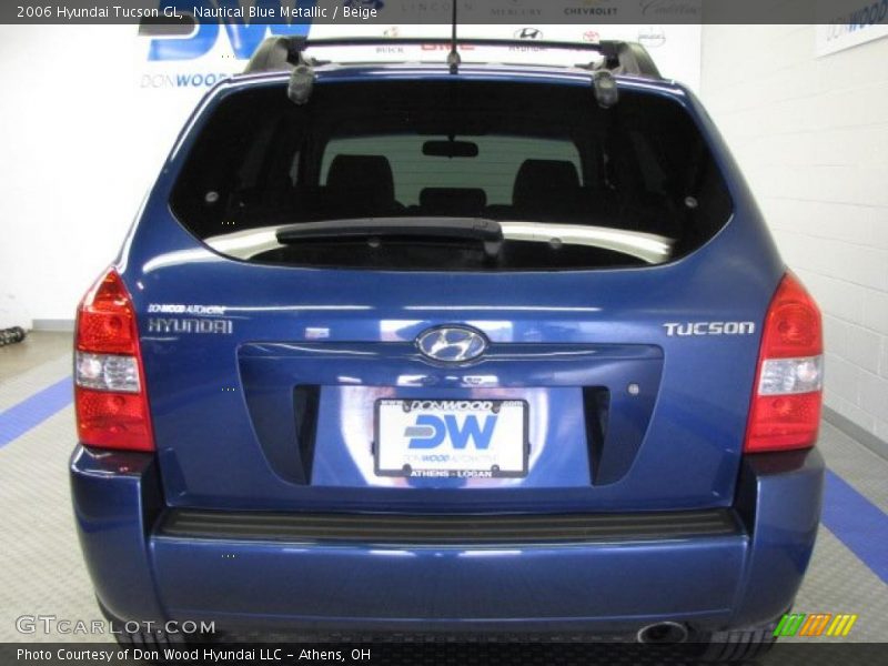 Nautical Blue Metallic / Beige 2006 Hyundai Tucson GL
