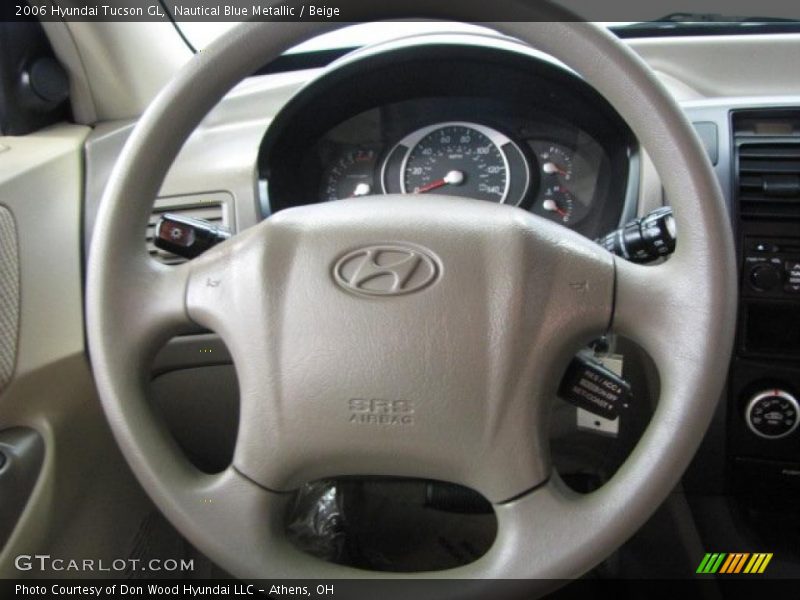 Nautical Blue Metallic / Beige 2006 Hyundai Tucson GL