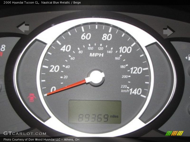 Nautical Blue Metallic / Beige 2006 Hyundai Tucson GL
