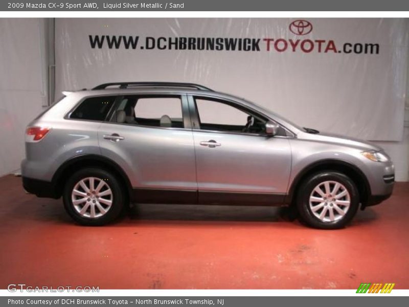 Liquid Silver Metallic / Sand 2009 Mazda CX-9 Sport AWD