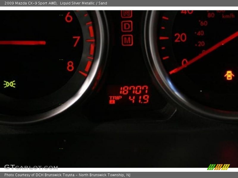 Liquid Silver Metallic / Sand 2009 Mazda CX-9 Sport AWD