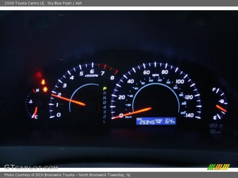 Sky Blue Pearl / Ash 2009 Toyota Camry LE