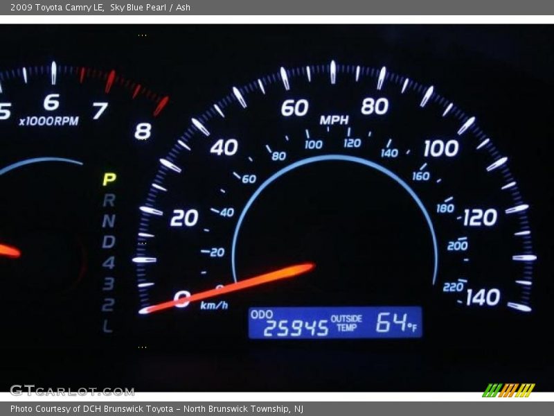 Sky Blue Pearl / Ash 2009 Toyota Camry LE