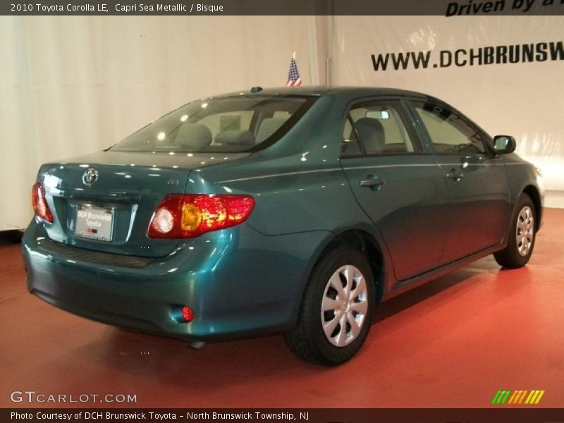 Capri Sea Metallic / Bisque 2010 Toyota Corolla LE