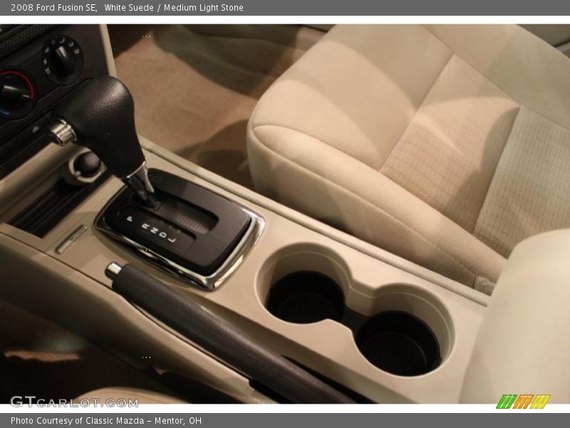 White Suede / Medium Light Stone 2008 Ford Fusion SE