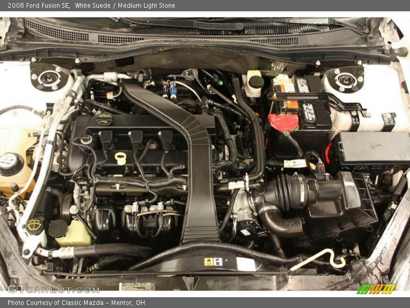 White Suede / Medium Light Stone 2008 Ford Fusion SE