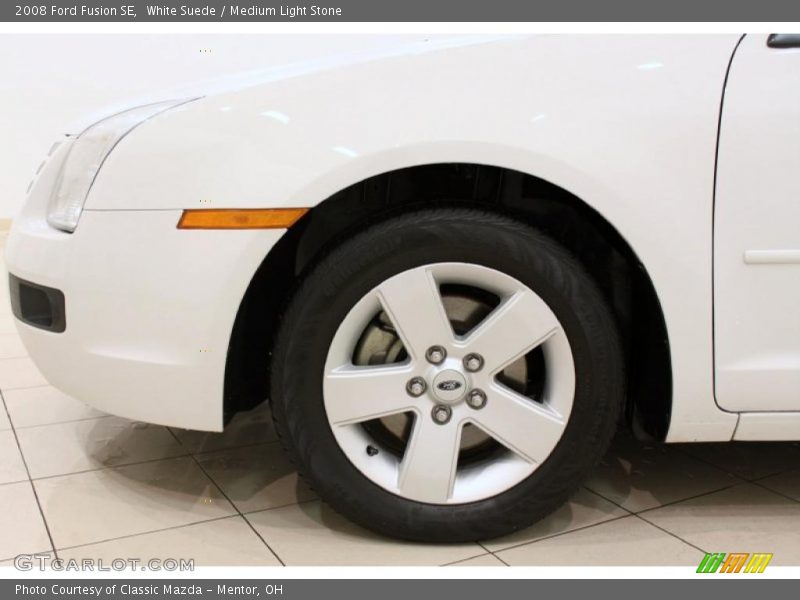 White Suede / Medium Light Stone 2008 Ford Fusion SE