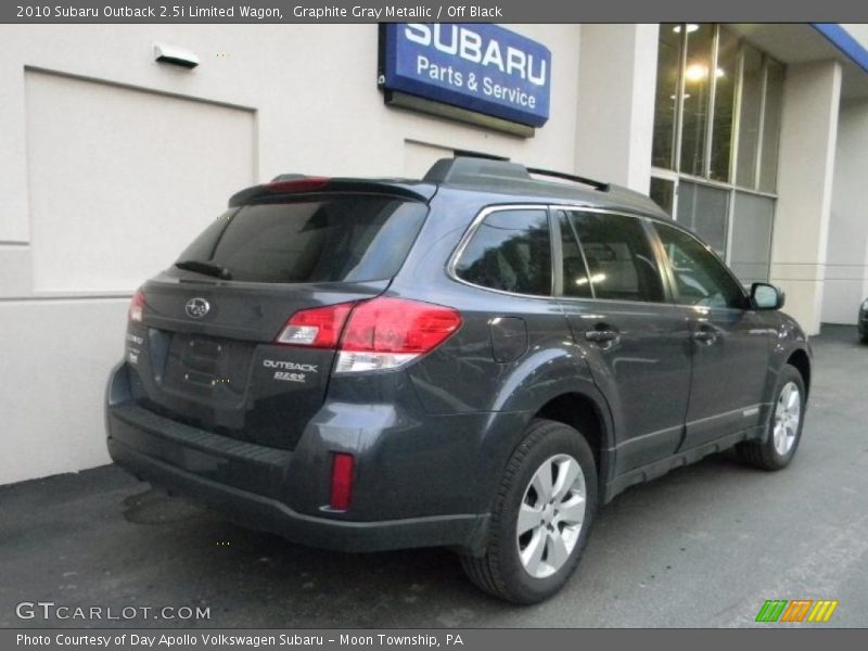 Graphite Gray Metallic / Off Black 2010 Subaru Outback 2.5i Limited Wagon