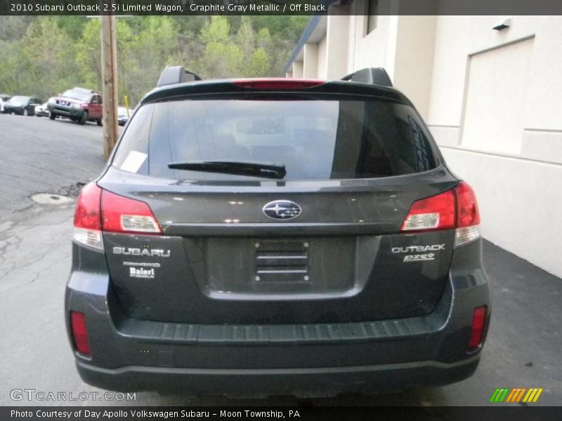Graphite Gray Metallic / Off Black 2010 Subaru Outback 2.5i Limited Wagon