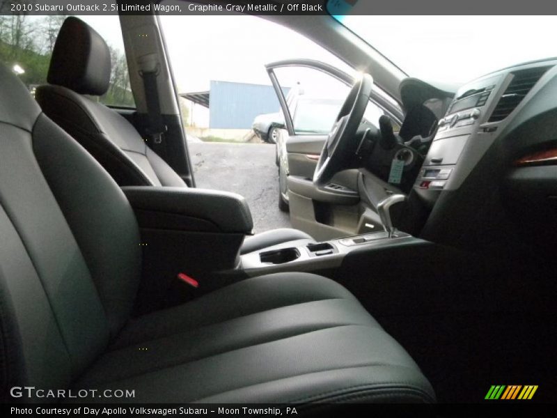 Graphite Gray Metallic / Off Black 2010 Subaru Outback 2.5i Limited Wagon