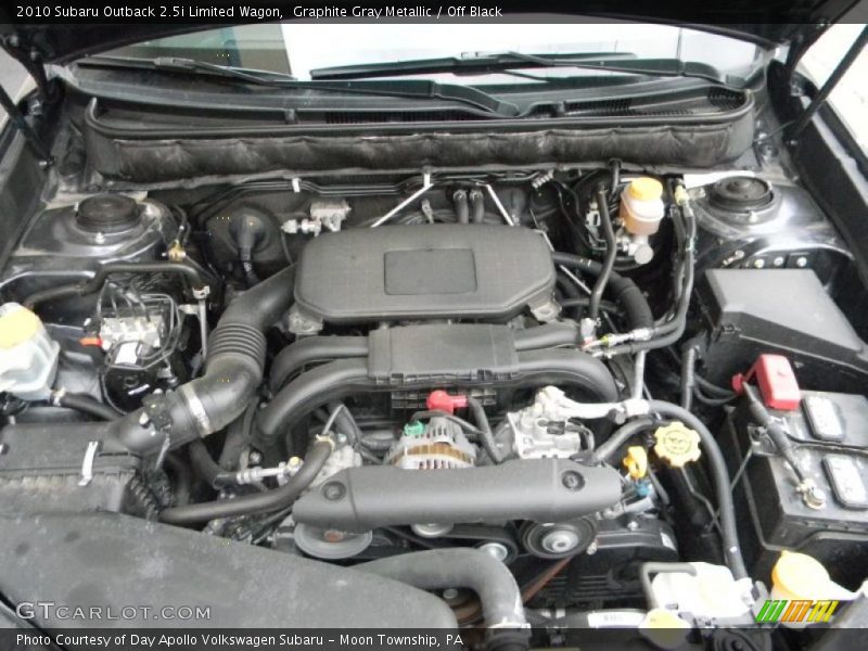  2010 Outback 2.5i Limited Wagon Engine - 2.5 Liter DOHC 16-Valve VVT Flat 4 Cylinder
