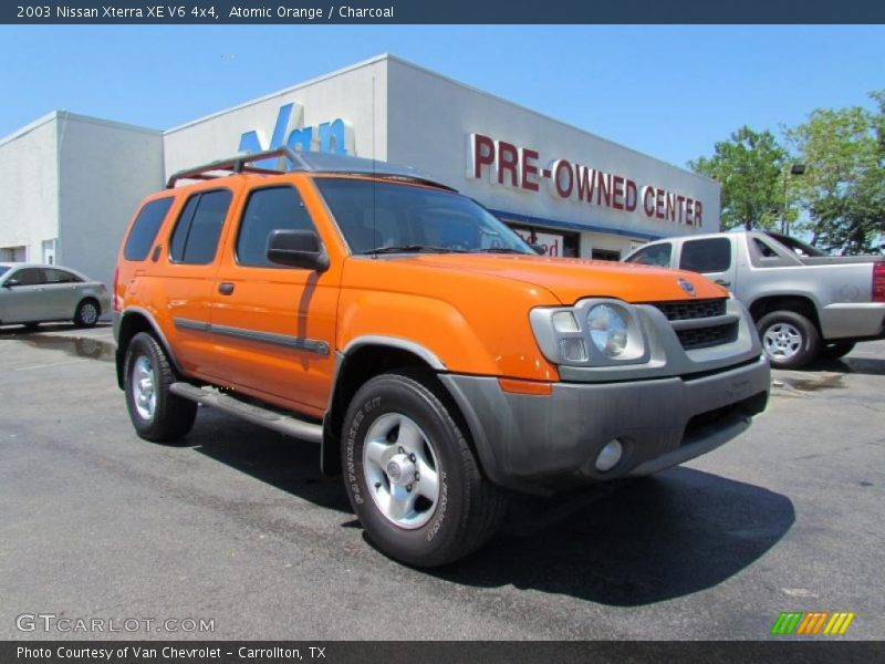 Atomic Orange / Charcoal 2003 Nissan Xterra XE V6 4x4