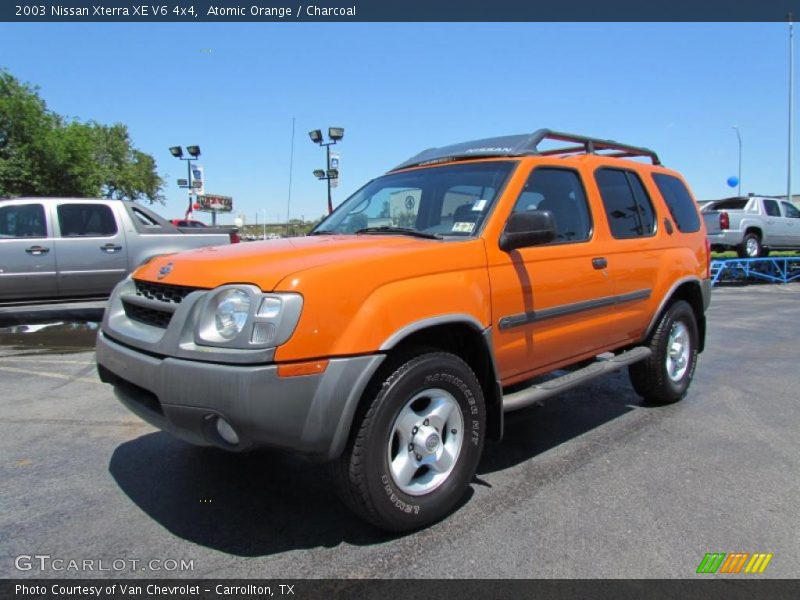 Atomic Orange / Charcoal 2003 Nissan Xterra XE V6 4x4